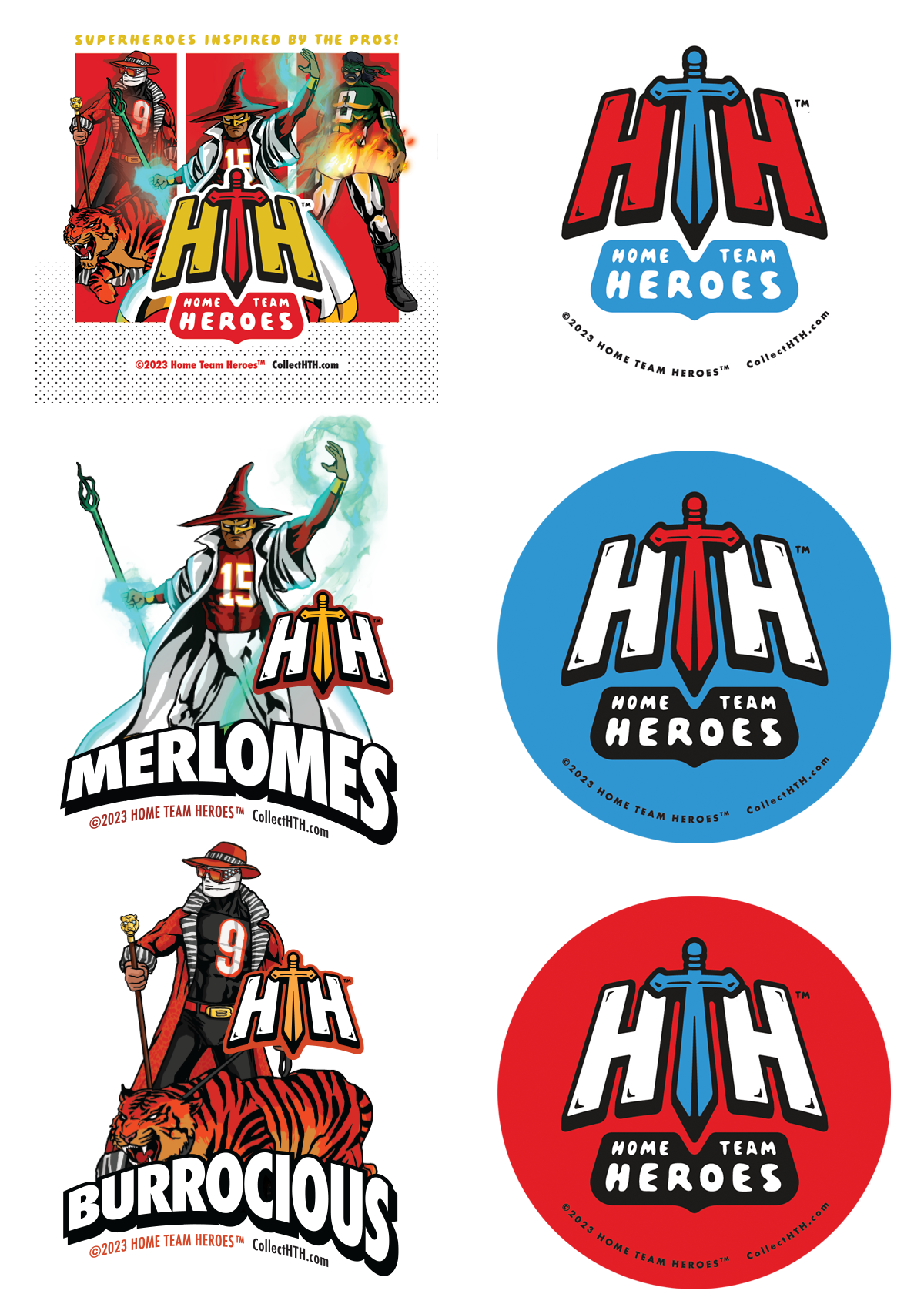 Home Team Heroes Football Sticker Variety Pack