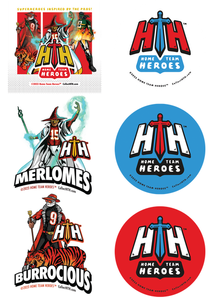 Home Team Heroes Football Sticker Variety Pack